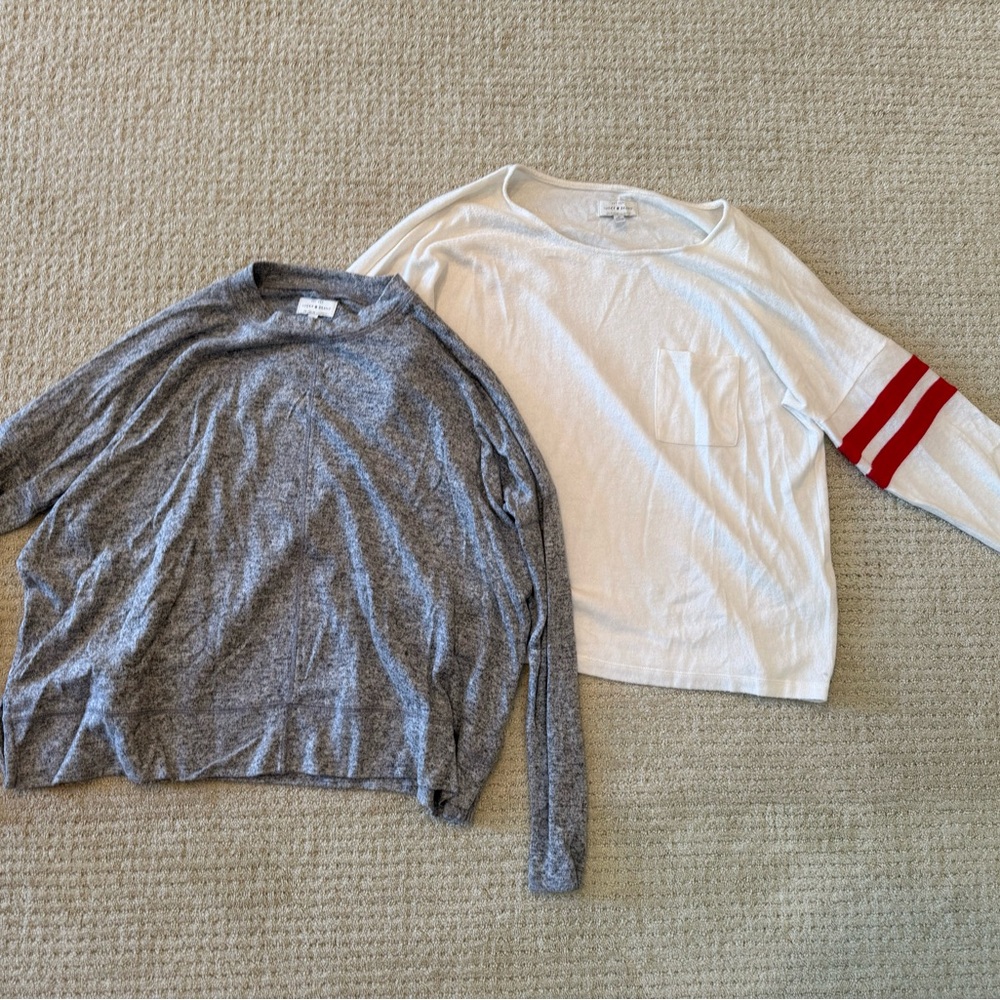 Women’s Lucky Brand | Grey and White Long Sleeve